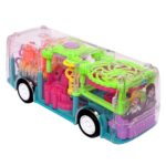 Shopbefikar Transparent Concept Bus with Lights & Music (Bump & Go)