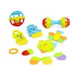 Soft Silicone Baby rattle set