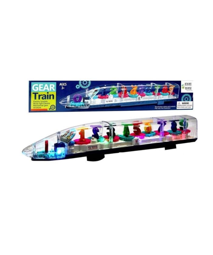 Explore the World of 3D Lightning with Our Big Transparent Bump and Go Train!