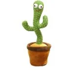 Talking Cactus – Interactive Singing & Dancing Plush Toy | Fun Repeating Toy for Kids & Babies | 120 Songs | Rechargeable
