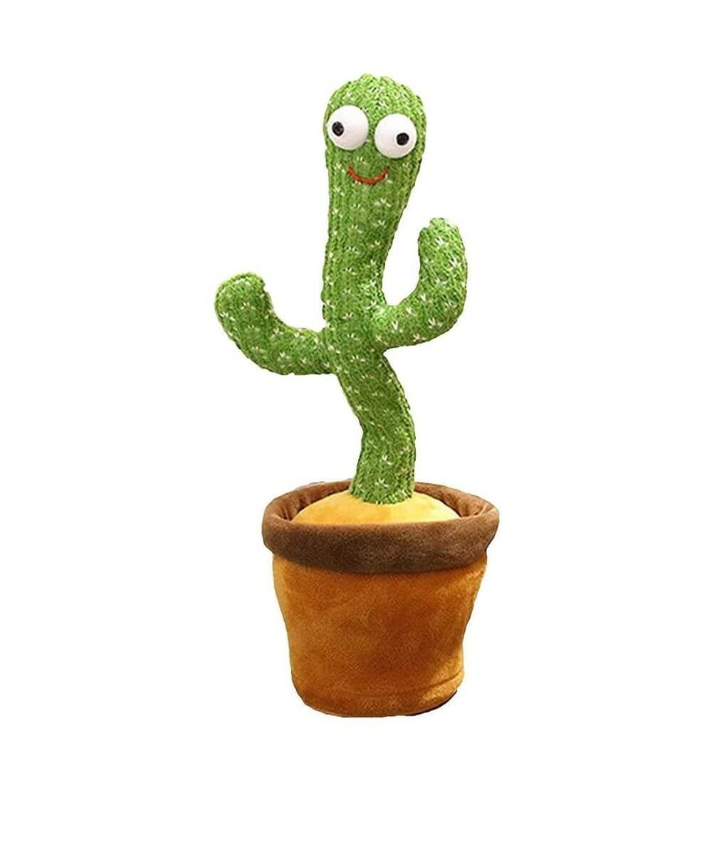 Dancing Recording Cactus Kids Plush Toy Singing Moving Spining Party Home Decor 