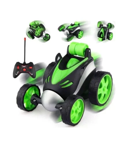 Shopbefikar Stunt Racing Car: Spins, Flips & Remote Control Fun! (Rechargeable)