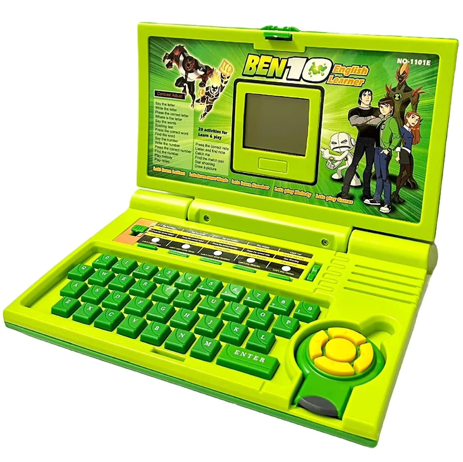 Ben 10 Educational Laptop For Kids with 20 Activities & Mouse - Image 4