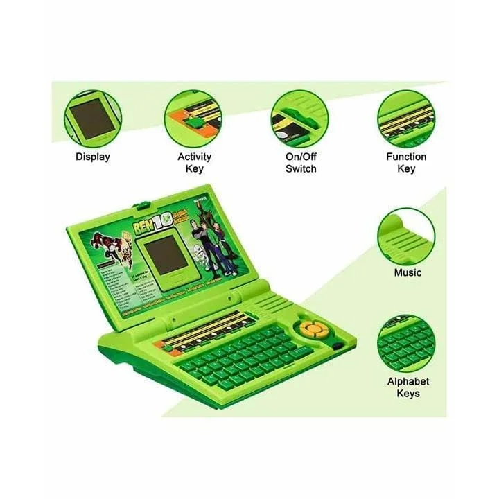 Ben 10 Educational Laptop For Kids with 20 Activities & Mouse - Image 5