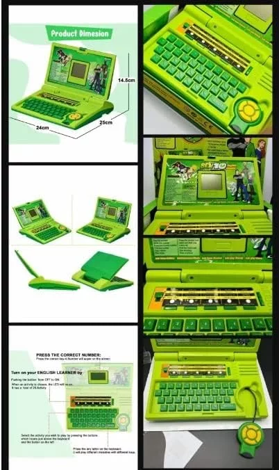 Ben 10 Educational Laptop For Kids with 20 Activities & Mouse - Image 7