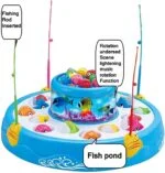 Big Size Fish Catching Toy: 26 Fish, 4 Pods With Music & Lights - Image 4