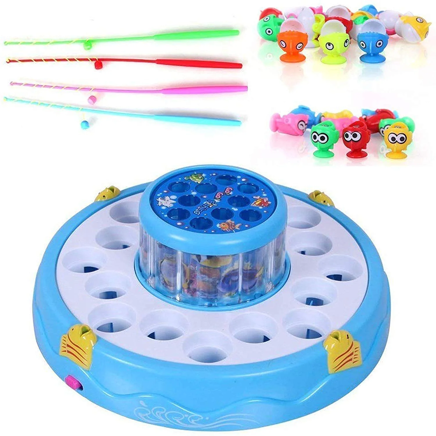 Big Size Fish Catching Toy: 26 Fish, 4 Pods With Music & Lights - Image 5