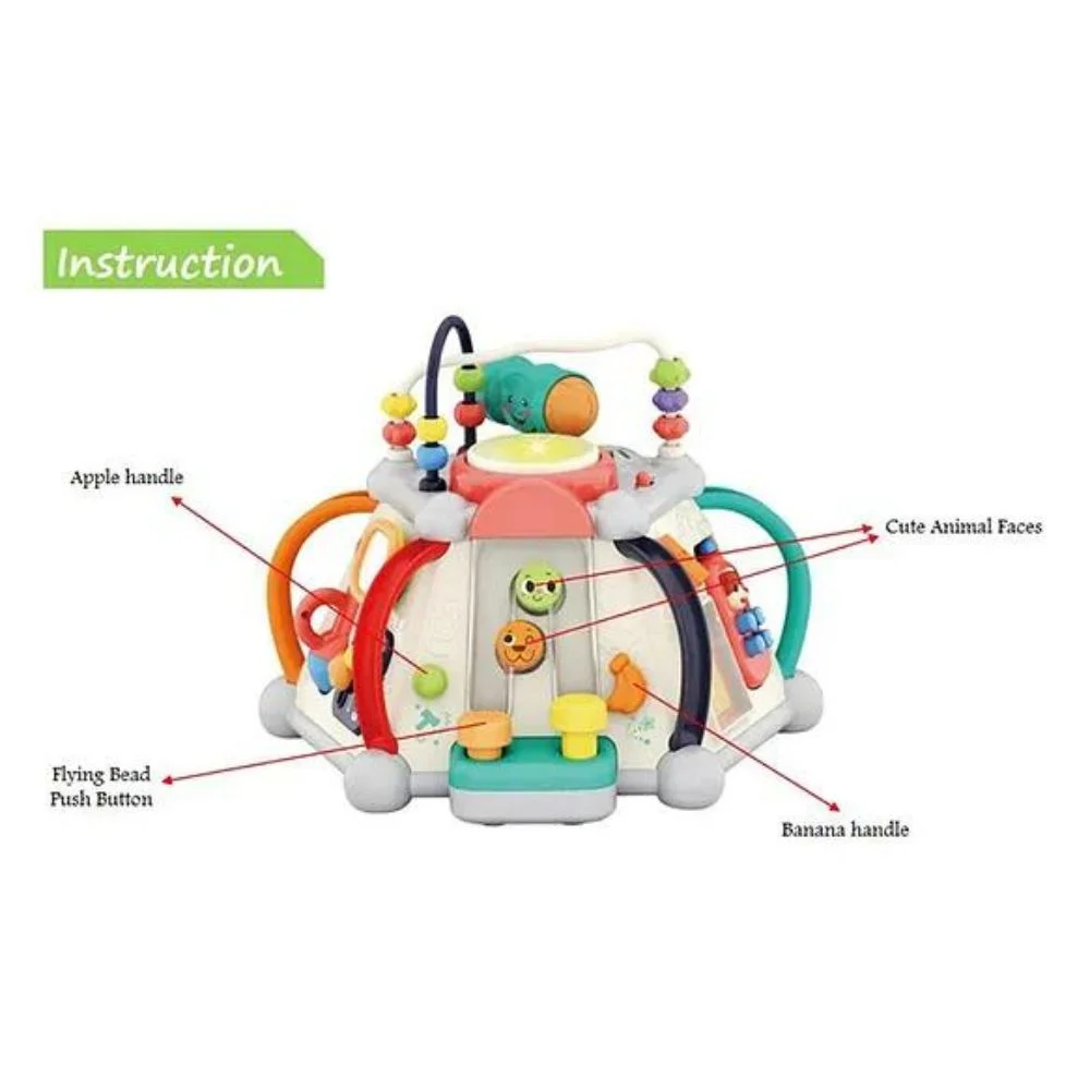 Hola 15-in-1 Discover Activity Cube: Interactive Toy for Toddlers (Age 18M+) - Image 6