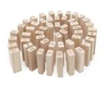 Wooden Number Jenga: Learning & Stacking Fun (54 pcs) - Image 6