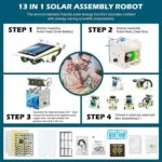 13-in-1 Solar Educational Robot Kit - Build, Learn, Play! - Image 6