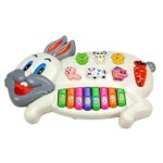 Rabbits Musical Piano with 3 Modes Animal Sounds