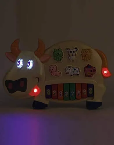 Baby Cow Musical Piano with Animal Sounds - Image 5