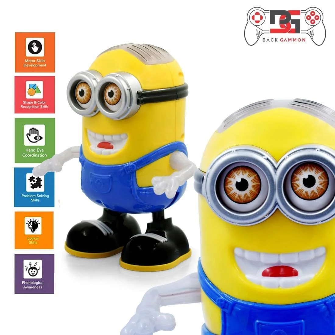 Dancing Minion Toy with Lights & Music | Cute Winking Action Figure - Image 4