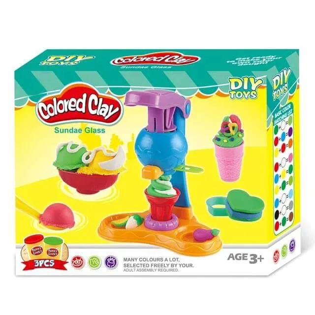 DIY Ice Cream maker Clay Play Set Toy - Image 6