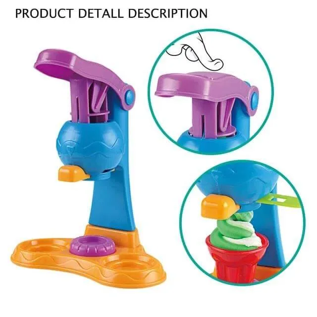 DIY Ice Cream maker Clay Play Set Toy - Image 3