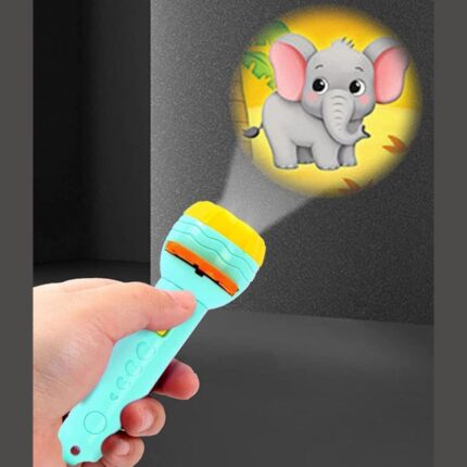 Shopbefikar - Mini Projector Torch (Learning Toy) | Animals, Vehicles & More! (Ages 3+)