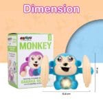 Voice Control Dancing Monkey Toy – Spinning, Rolling & Musical Fun for Kids - Image 5