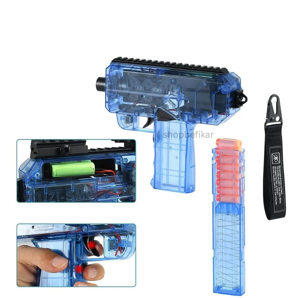 Uzi - SMG Rapid fire Automatic Nerf Machine Toy Gun - Image 6