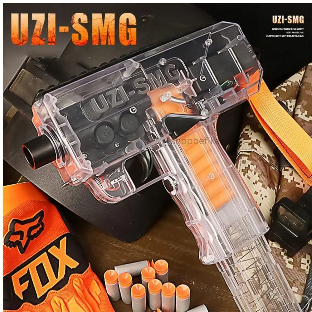 Uzi - SMG Rapid fire Automatic Nerf Machine Toy Gun - Image 5