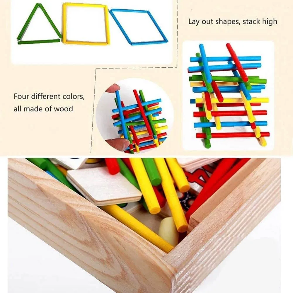 Multi-Functional Wooden Maths Box | Learning Toys - Image 2