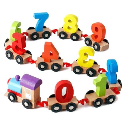 Shopbefikar Wooden Number Train: Choo-Choo into Counting & Learning Fun!