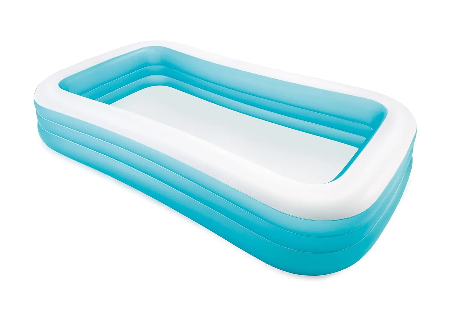 Intex 10 Feet Inflatable Swimming Pool | 120" x 72" x 22" Family Pool | Kids & Adults Outdoor Summer Pool - Image 5