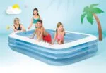 Intex 10 Feet Inflatable Swimming Pool | 120" x 72" x 22" Family Pool | Kids & Adults Outdoor Summer Pool - Image 4