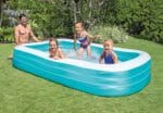 Intex 10 Feet Inflatable Swimming Pool | 120" x 72" x 22" Family Pool | Kids & Adults Outdoor Summer Pool - Image 2