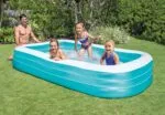 Intex 10 Feet Inflatable Swimming Pool | 120" x 72" x 22" Family Pool | Kids & Adults Outdoor Summer Pool - Image 2