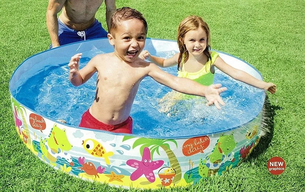 Your Own Mini Ocean! Intex Bath Pool for Kids 3+ (5'x10'feet) - Image 2