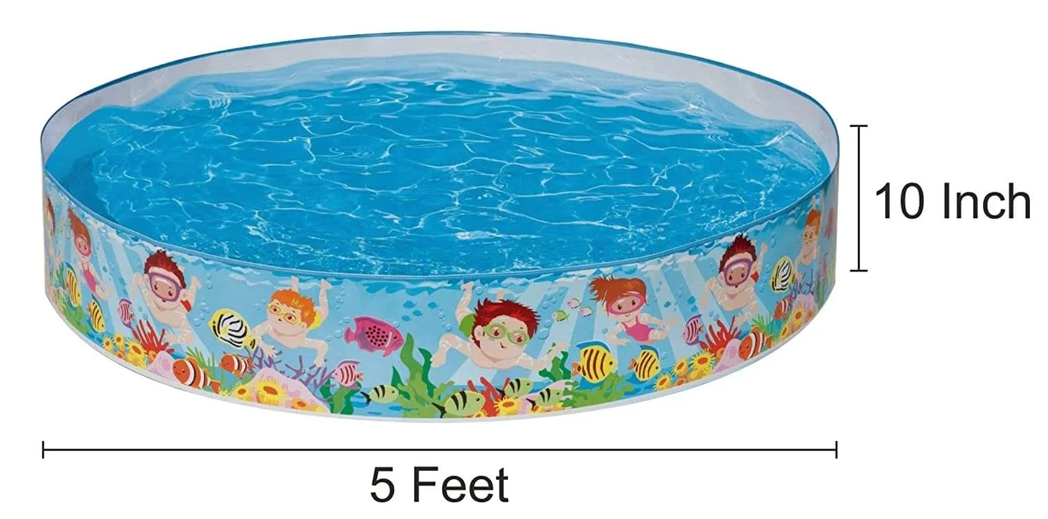 Your Own Mini Ocean! Intex Bath Pool for Kids 3+ (5'x10'feet) - Image 3