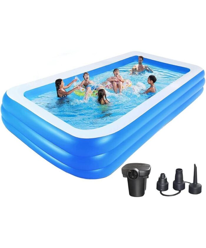 Family Fun Starts Here! Bestway 10ft Inflatable Pool (Electric Pump) at Lowest Price