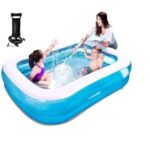 Beat the Heat! Shopbefikar 6.5ft Inflatable Pool for Family Fun (Easy Setup)