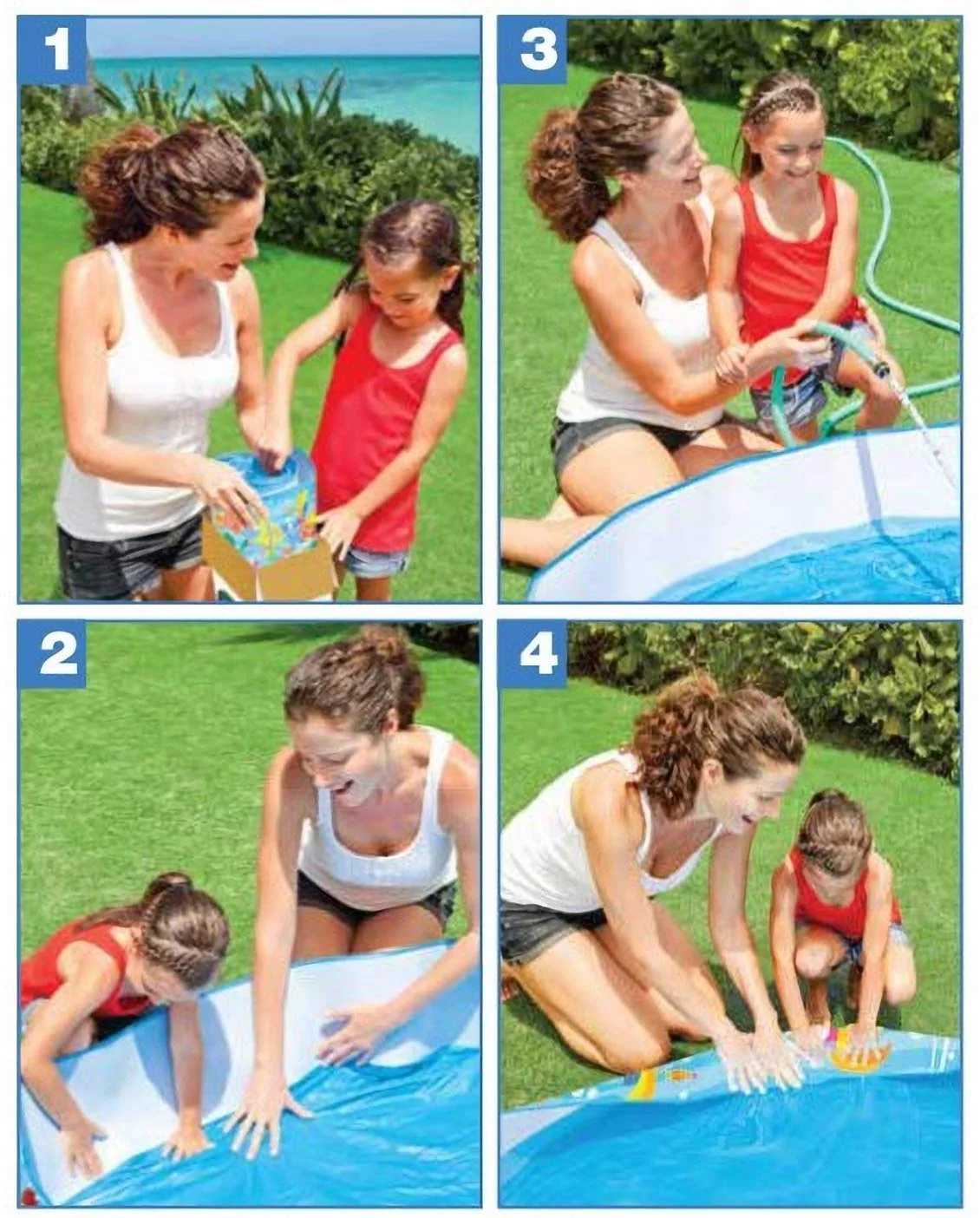 Your Own Mini Ocean! Intex Bath Pool for Kids 3+ (5'x10'feet) - Image 4