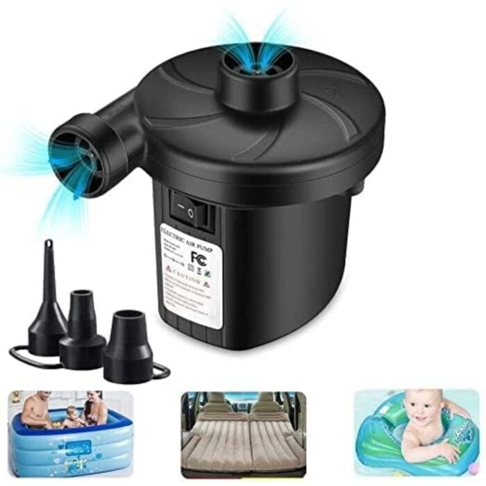 Effortlessly inflate & deflate air beds, pool toys, beach balls & more with the Mini Electric Air Pump from Shopbefikar! Lightweight, portable & high pressure. Shop now & get the lowest price!