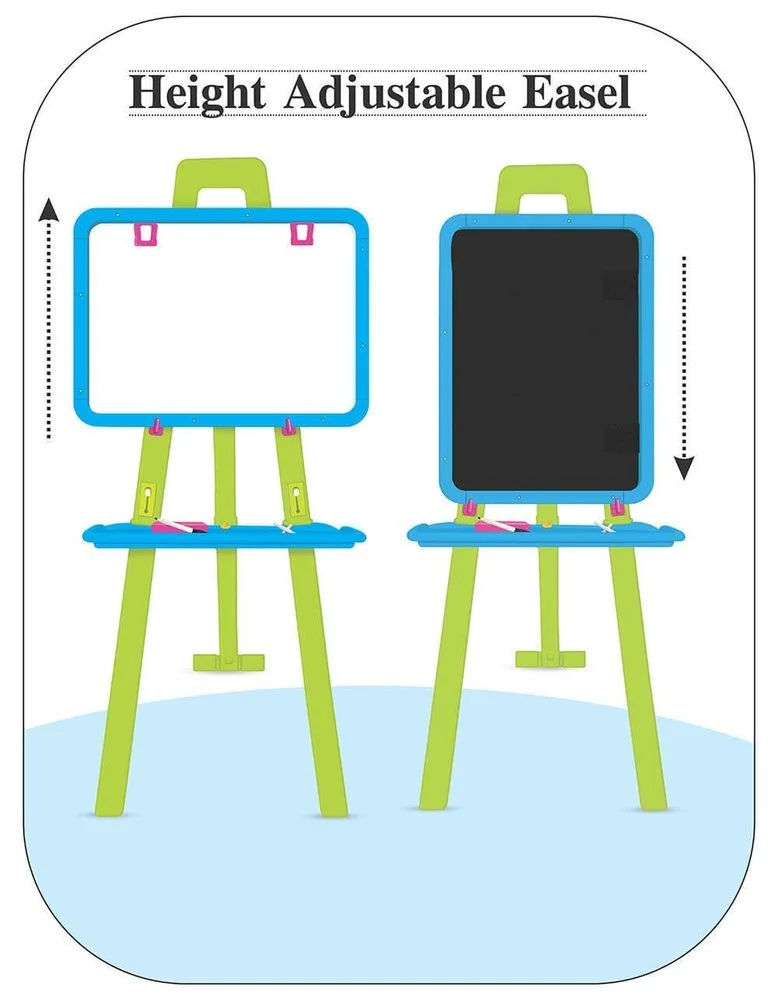 Magnetic Writing Easel Board for Kids: 8 Activities in One - Image 4