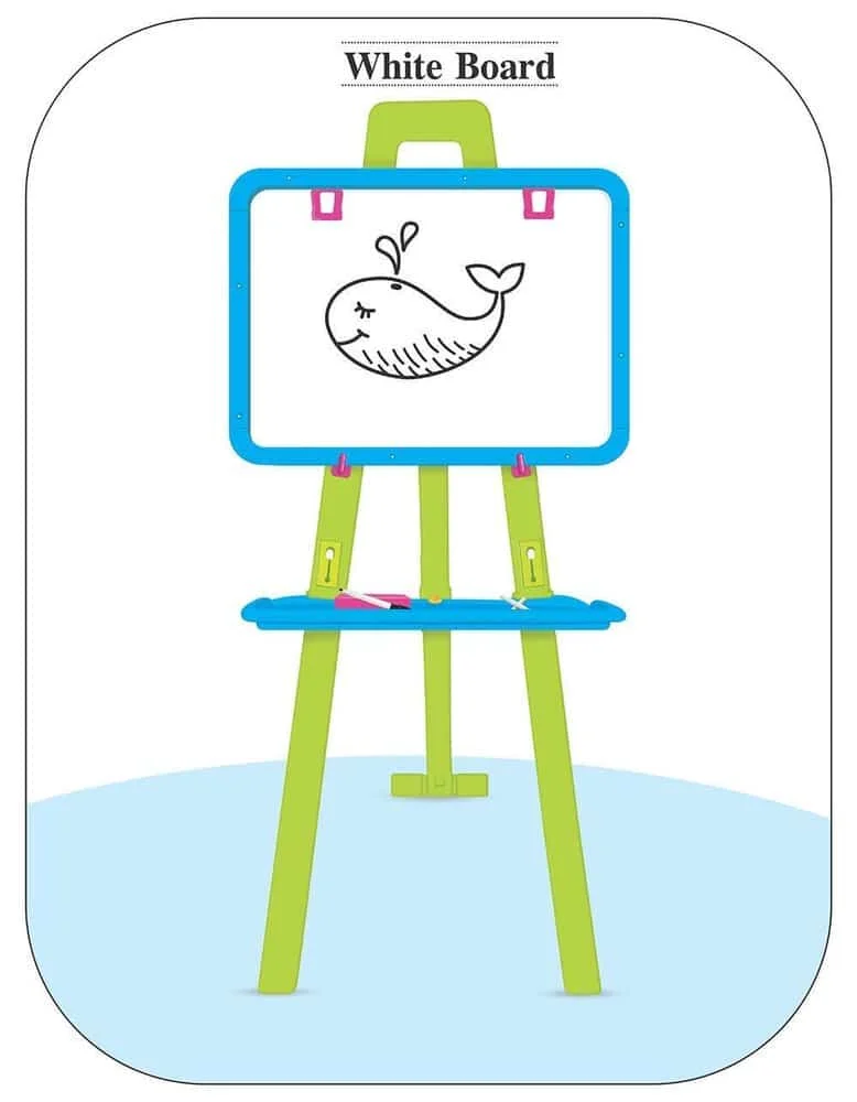 Magnetic Writing Easel Board for Kids: 8 Activities in One - Image 5