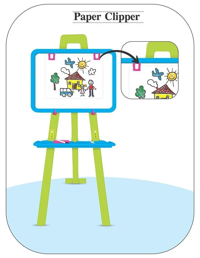 Magnetic Writing Easel Board for Kids: 8 Activities in One - Image 3