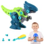 STEM dinosaur building toy for kids, promoting learning and creativity through hands-on construction and play