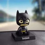 batman action figure bobblehead with obile holder