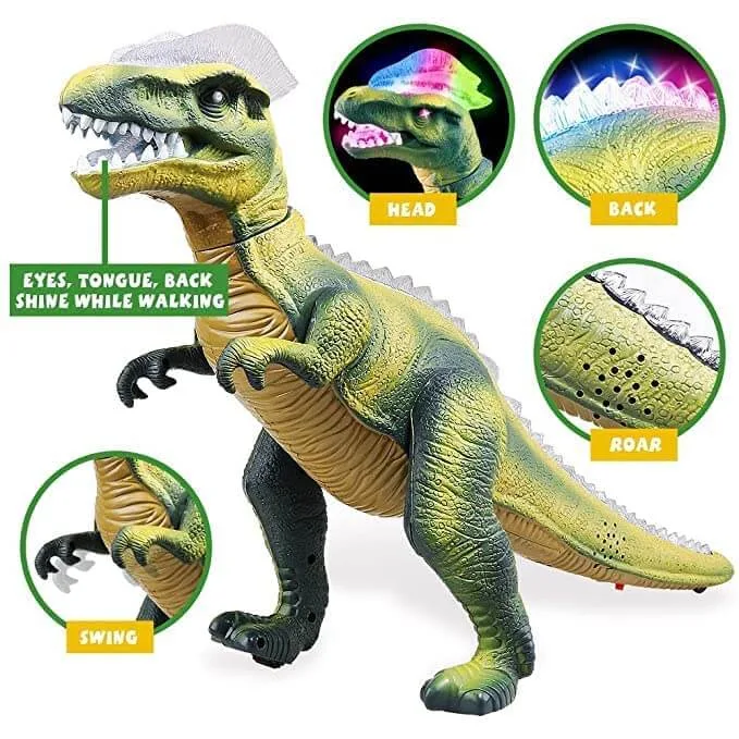 Remote Control Dino Dragon: Walk, Roar, Light Up the Jurassic Era! - Image 6