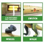 Remote Control Dino Dragon: Walk, Roar, Light Up the Jurassic Era! - Image 5