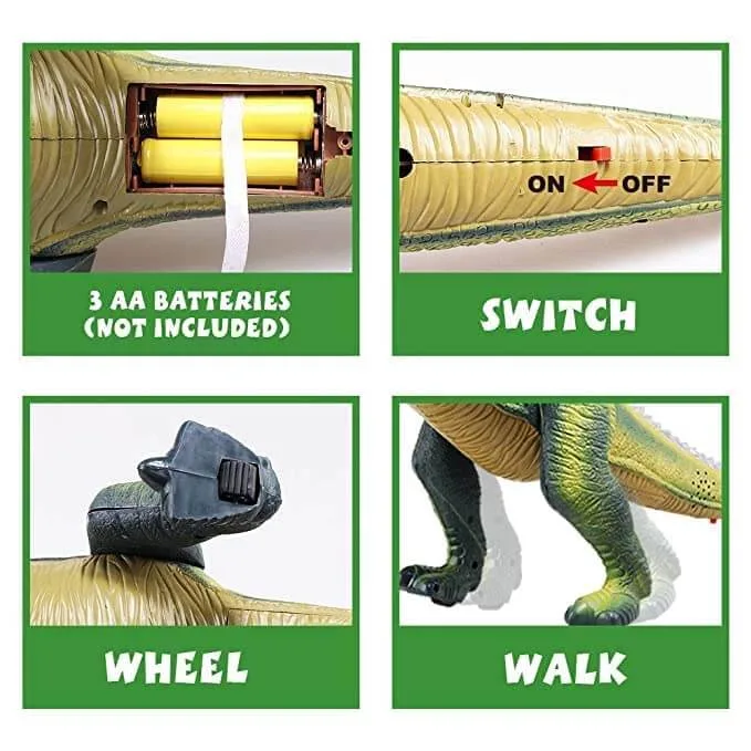 Remote Control Dino Dragon: Walk, Roar, Light Up the Jurassic Era! - Image 5