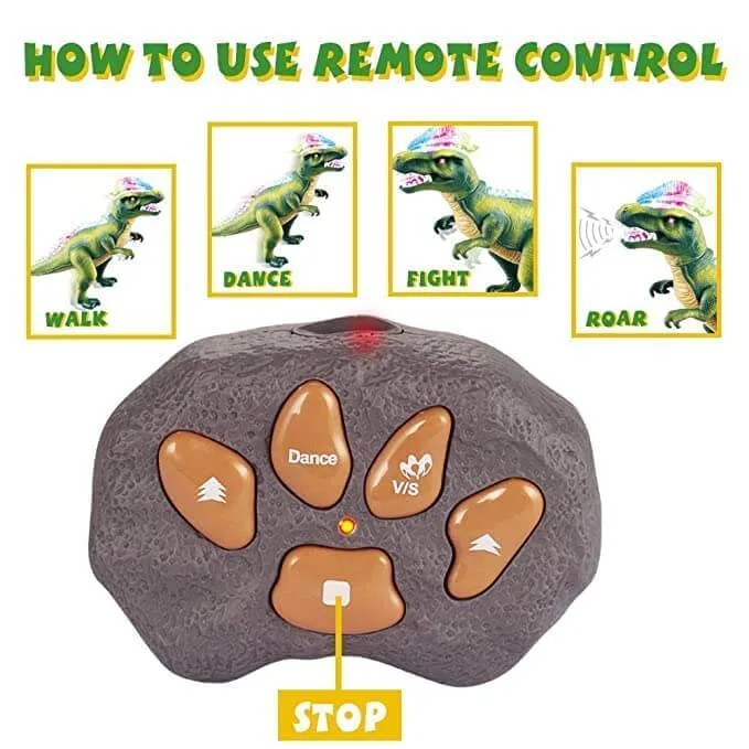 Remote Control Dino Dragon: Walk, Roar, Light Up the Jurassic Era! - Image 4