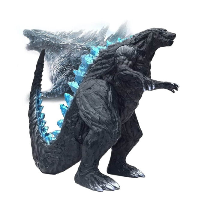 Highly detailed and poseable Godzilla action figure toy for kids and collectors, perfect for reliving scenes from movies and displaying on shelves.
