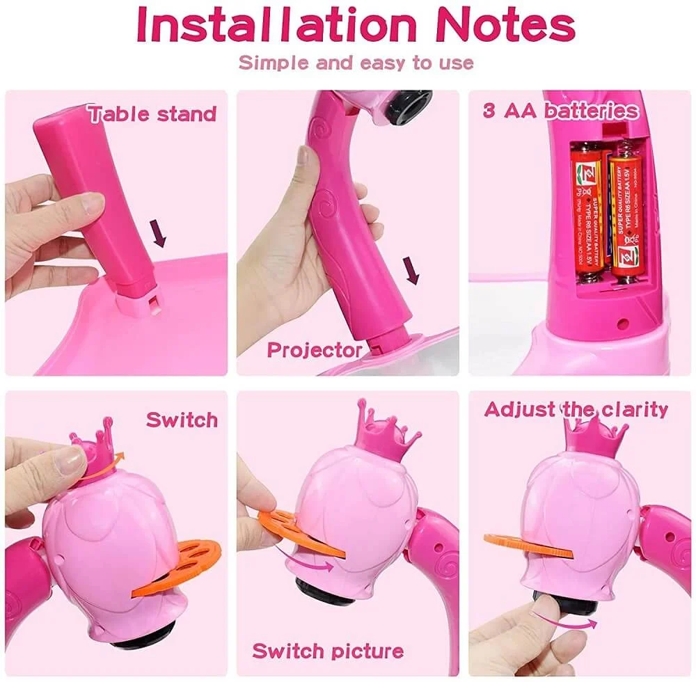 Kids Drawing Projector Table - Image 8