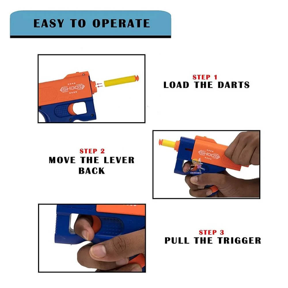 Mini Soft Blaster Toy: Safe Long-Range Shooting for Kids - Image 2