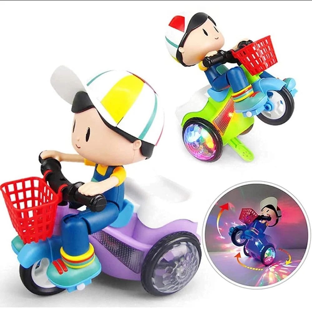 Stunt Bump & Go Tricycle Toy with 4D Lights - Image 4