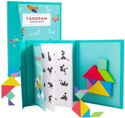 tangram magnetic jigsaw puzzle book shopbefikar