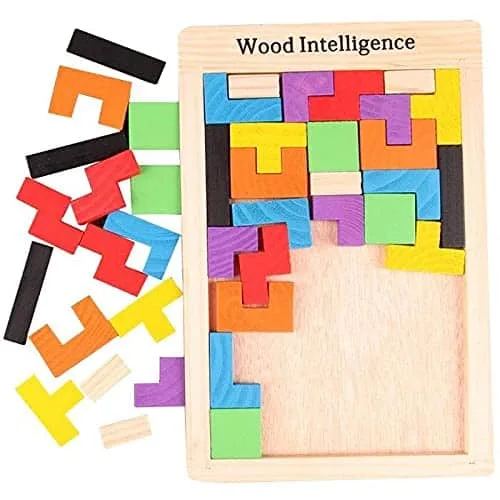 Russian Intelligence 3D Blocks Montessori Educational Toy for Kids (40 Pieces - Image 2